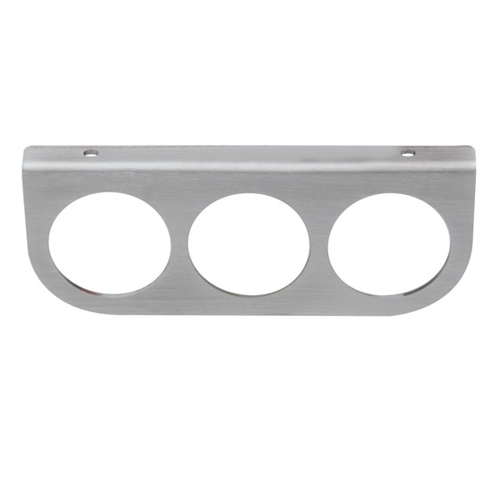 Speedway Universal 3 Gauge Dash Panel, Brushed