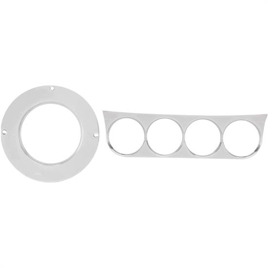 Dashboard Gauge Panel For 1949-50 Ford Cars, Polished