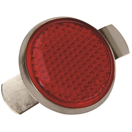 1949-1950 Chevy Tail Light Red Reflector with Bezel 1949-1950 Chevy Tail Light Red Reflector with Bezel