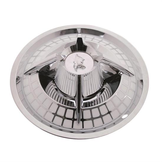 1959 Lancer Crab Style Hubcaps, 14 Inch, Chrome, Set of 4