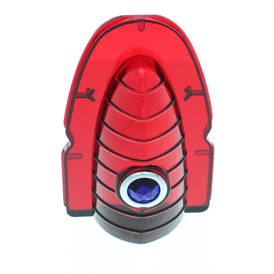 1954 Chevy Blue Dot Tail Light Lens, Red Plastic