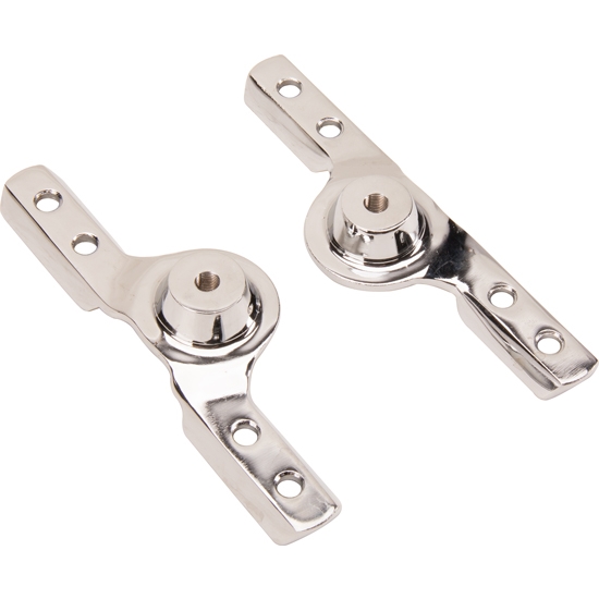 1909-22 Ford Model T Roadster Windshield Hinges, Non-Functional Chrome
