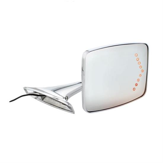 United Pacific C738710-CVXLED Rear View Mirror w/ Turn Signal, RH