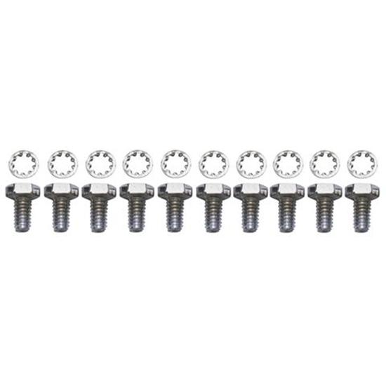 Chevy Front Timing Cover Chrome Bolt Kit