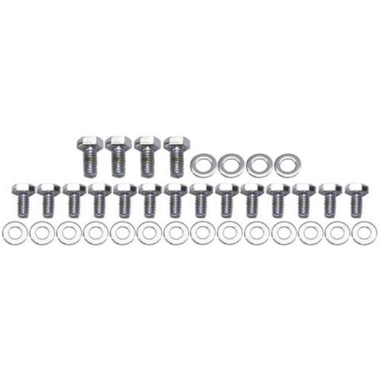 Chrome Oil Pan Bolts for Small Block Chevy