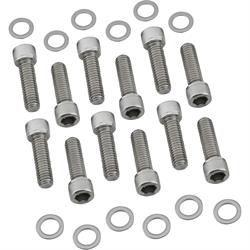 Stainless Steel Small Block Chevy Intake Bolt Kits