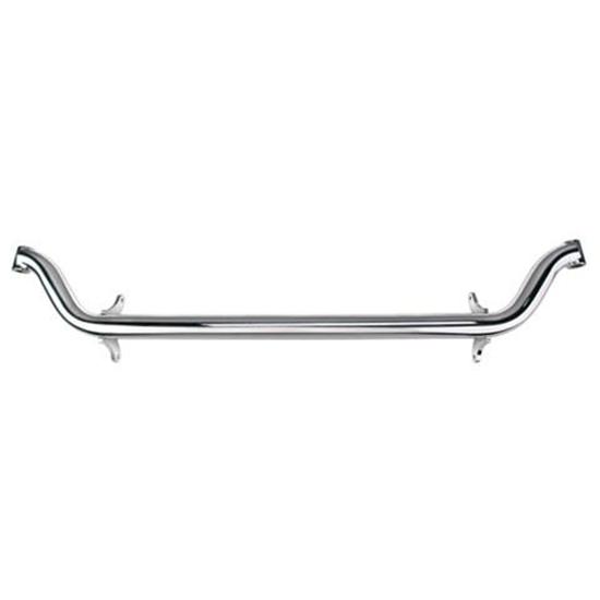 Spring Behind Front Tube Axle, Ford Spindle, 4 Inch Drop, Chrome