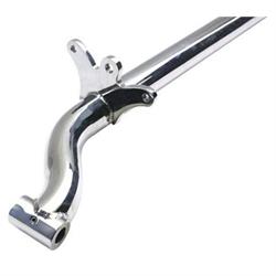 Spring Behind Front Tube Axle, Chevy Spindle, 4 Inch Drop, Chrome