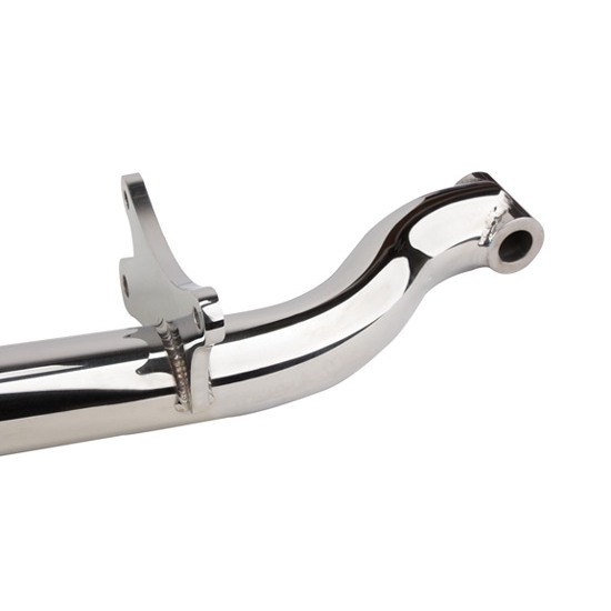 Spring Over Front Tube Axle, Chevy Spindle, 6 Inch Drop, Stainless