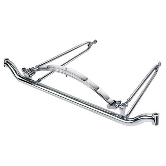 Spring-Over 6 Inch Drop Front End for Chevy Spindles, Chrome