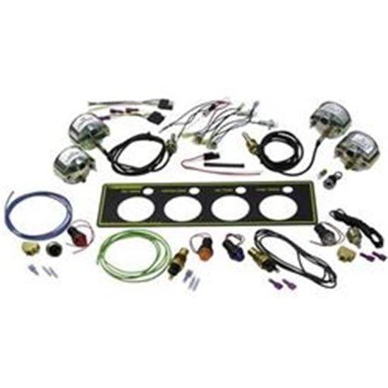 Auto Meter Liquid Filled 4 Gauge Panel