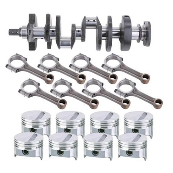 SB Chevy 350 Rotating Assembly, 0.465 In Hollow Dome, 5.7 Rod