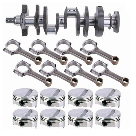 Street Small Block Chevy 400 Rotating Assembly, Dish Dome, 6 Inch Rod