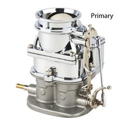 Set of 6 9 Super 7® 3-Bolt 2-Barrel Carburetors, Chrome Finish