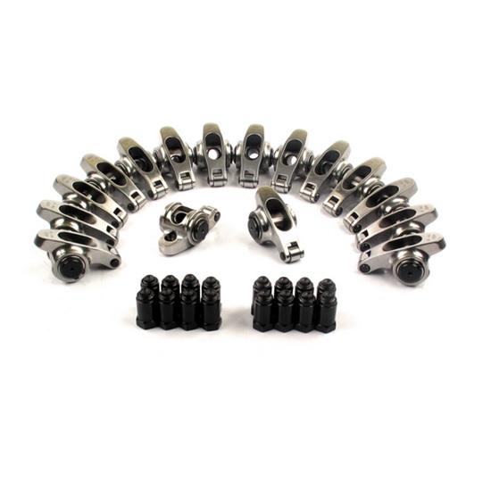 Stainless Steel Roller Rocker Arm, SBC, 1.6:1, 0.44 Inch, SBF