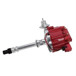 SBC HEI Distributor and Spark Plug Wiring Kit, Under Headers