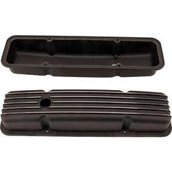Speedway Motors SBC/TH350 Black Dress-Up Kit, Round A/C,Short V/C
