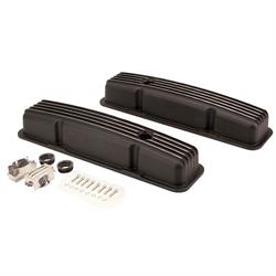 Speedway Motors SBC/TH350 Black Dress-Up Kit, Round A/C,Short V/C