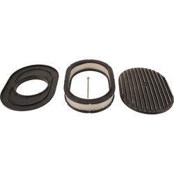 Speedway Motors SBC/TH350 Black Dress-Up Kit, Oval A/C, Short V/C