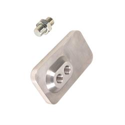 Speedway Motors Pol. Alum. Throttle/Brake/Dimmer Pedal Kit, Large