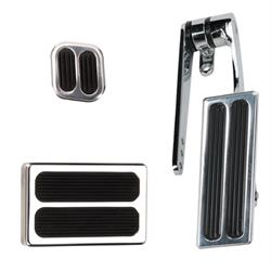 Speedway Motors Pol. Alum. Throttle/Brake/Dimmer Pedal Kit, Small