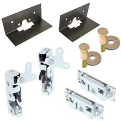 Universal Slim-Line Bear Jaw Complete Door Latch Kit