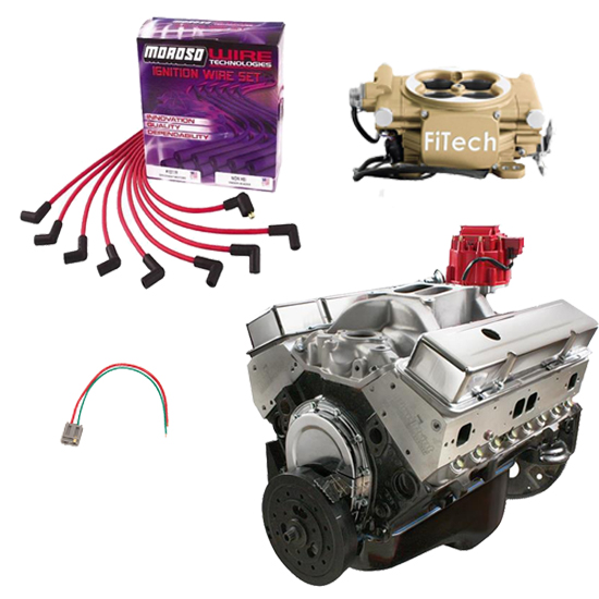 BluePrint 383 SBC Crate Engine Package, FiTech Easy Street EFI