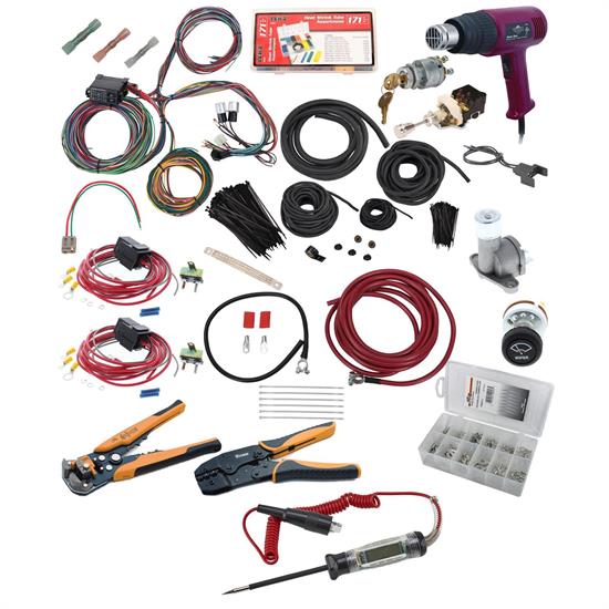 Deluxe Universal 12 Circuit Wiring Harness with Install Package