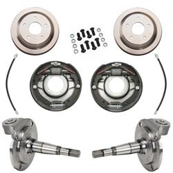 Speedway Early Ford Spindle/Bendix Drum Brake Kit