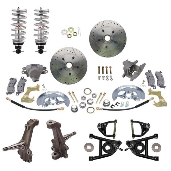 Speedway 1968-72 A-Body Complete 2 Inch Drop Front Suspension Kit