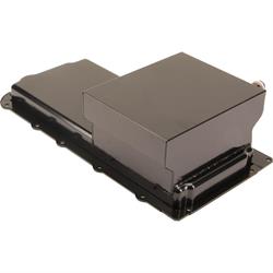 LS Swap Conversion Low Profile Oil Pan Kit, Black, 90 Degree 10AN