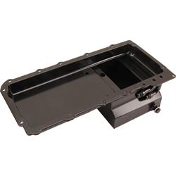 LS Swap Conversion Low Profile Oil Pan Kit, Black, 90 Degree 10AN