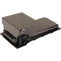 LS Swap Conversion Low Profile Oil Pan Kit, Black, 90 Degree 10AN