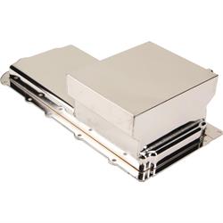 LS Swap Conversion Low Profile Oil Pan Kit Chrome, 90 Degree 10AN