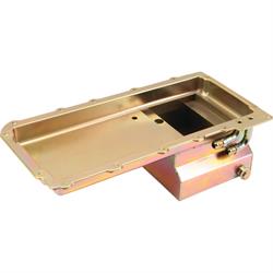 LS Swap Conversion Low Profile Oil Pan Kit, Zinc, 90 Degree 10AN