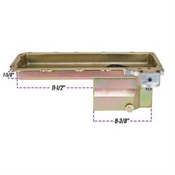 LS Swap Conversion Low Profile Oil Pan Kit, OEM Filter, Zinc