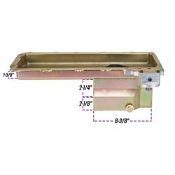LS Swap Conversion Low Profile Oil Pan Kit, OEM Filter, Zinc