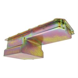 Speedway LS Swap Steel Oil Pan Kit, 7 Quart, Zinc