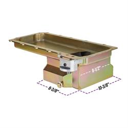 LS Swap Conversion Low Profile Oil Pan Kit, OEM Filter, Zinc