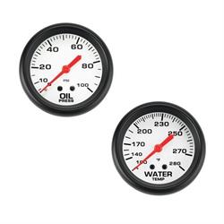 Speedway 2-5/8 Inch Oil Press & Water Temp Gauge Kit