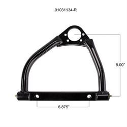 Chromoly Upper Control Arm-Steel Cross Shaft Kit