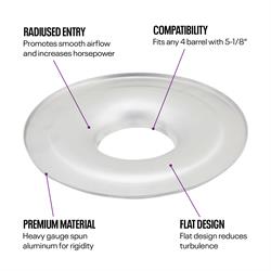 14 Inch Mini Velocity Stack Flat Base Air Cleaner Premium Filter