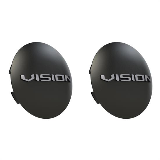 Visionn Wheels 147 Series Center Caps, Satin Black