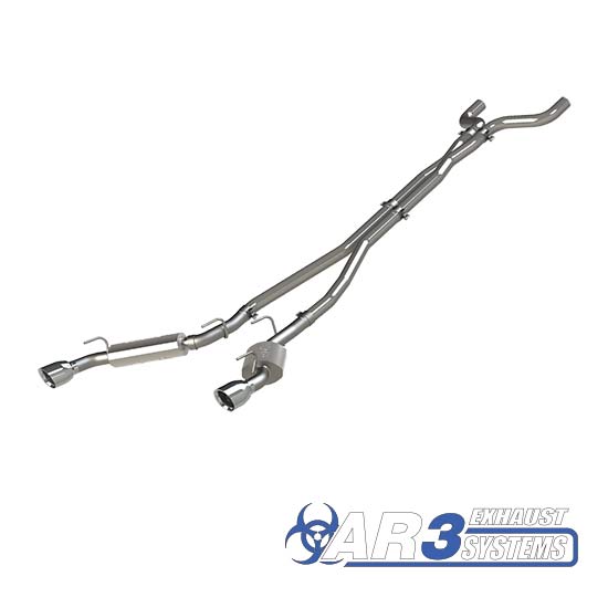 QTP 600111 AR3 Exhaust Systems, Cat Back, Kit