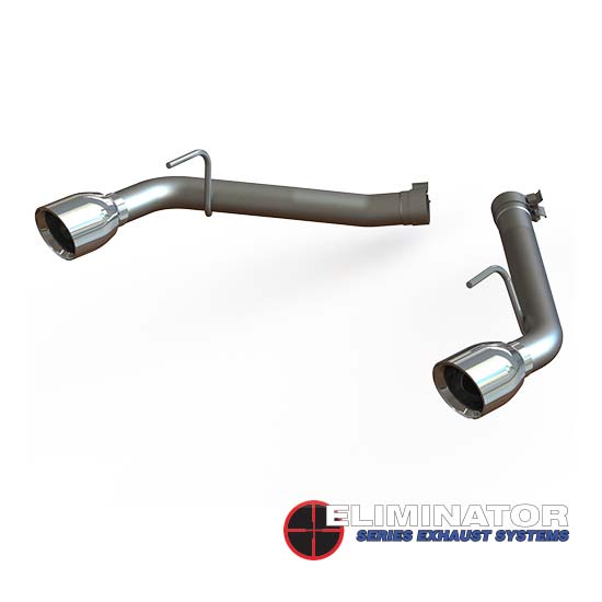 QTP 700114 Eliminator Exhaust Systems, Axle Back, Kit