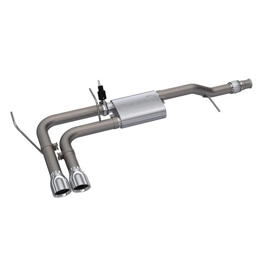 QTP 410014B Screamer Exhaust System, Cat Back, Kit