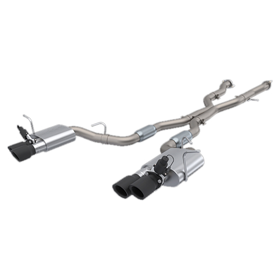 QTP 427218B Screamer Exhaust System, Cat Back, Kit