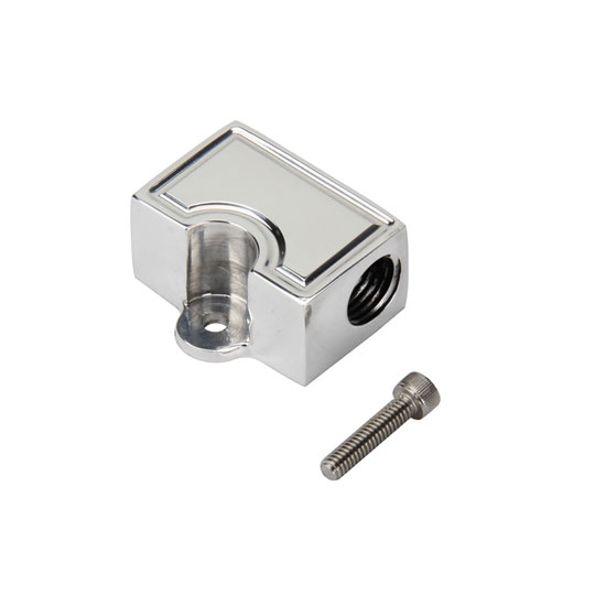 Two-Port Aluminum Fuel Block, 1/4 NPT In/Out