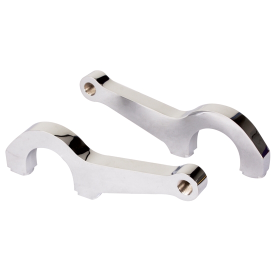Ford Lower Tie Rod Steering Arms, Chrome, Tapered