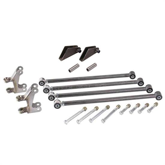 1932-34 Ford Front Four-Bar Kit, Plain Steel